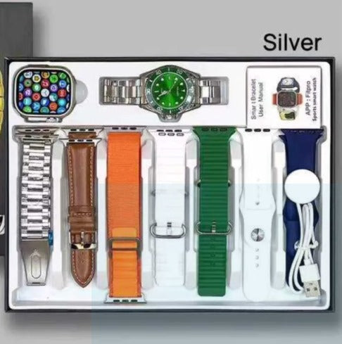 D14 GS Smart Watch With 2 Watches and 7 Straps